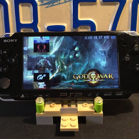 Sony PSP 3001 with Charger, Memory Stick, & Games - Picture 5 of 11